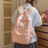Schoolbag schoolbag female junior high school Korean ins lightweight small fresh backpack large capacity cute girl college style backpack