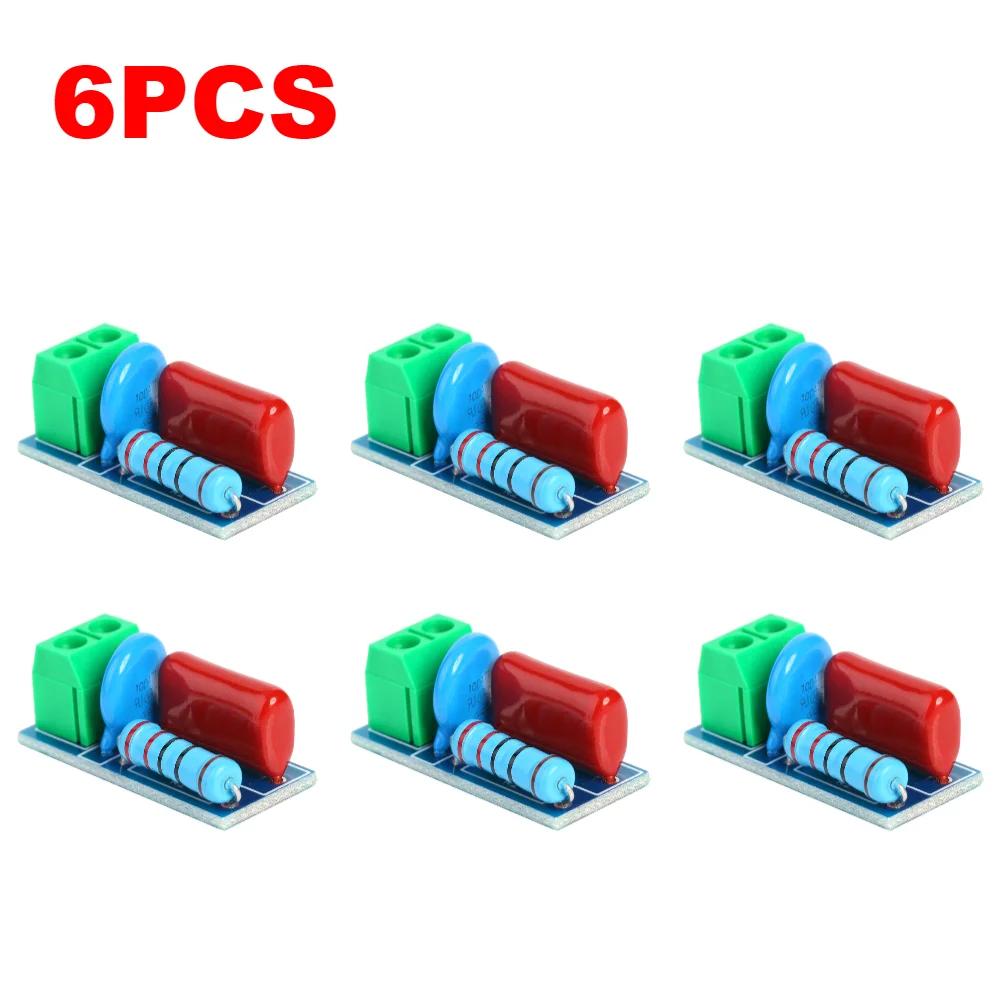 RC Absorption Circuit Module Relay Contact Protection Resistance Surge AC/DC 5V-400V Snubber Board Anti-interference Module