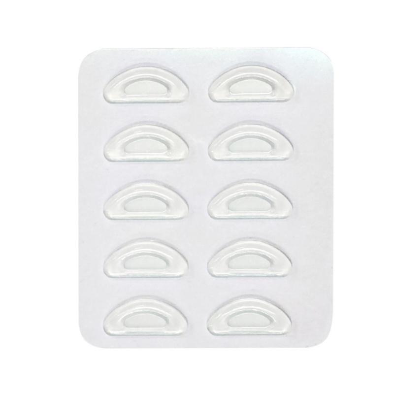 5-10pairs Eyeglass Nose Pads Replacement Anti-slip Nose Cushions Soft Self-Adhesive Invisible Nose Pad for Eyeglass Frame