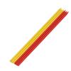 6Pcs Carpenter Pencil Refill 2.8mm HB Marking Scribing Tool Set Kit for Woodworking Red Yellow Wax