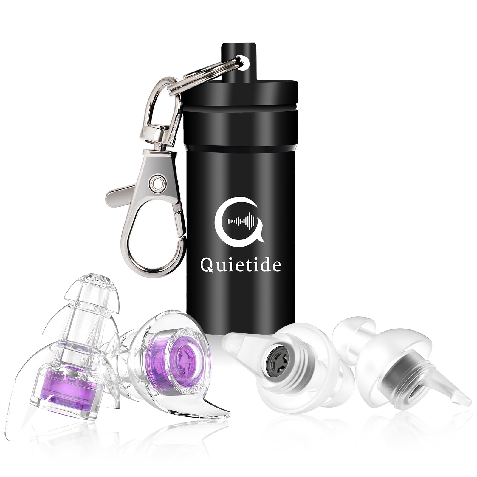 

Quietide Live Ear Protectors for Preventing Hearing Ideal for Enjoying Loud Music at and Washable and Includes a Carrying Case and Japanese Q6 Black