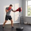 Freestanding Punching Bag, Height-Adjustable 126-144 cm, Gloves, Pump, Black and Red