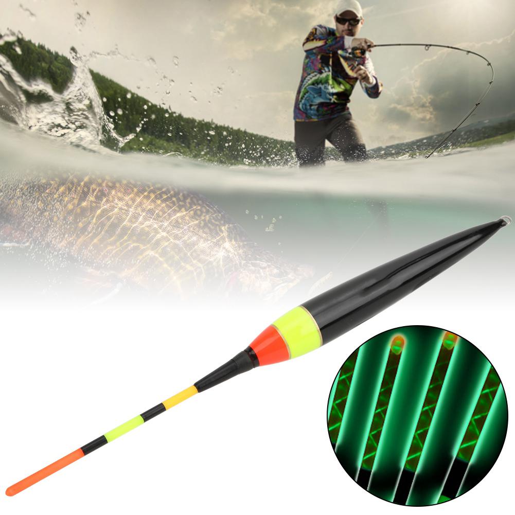 Leuchtender Weitwurf Meeresangeln Elektrischer Pose Hoher Auftrieb Markiertheit Felsen Nachtangeln Zubehör mit 3 Somaciun