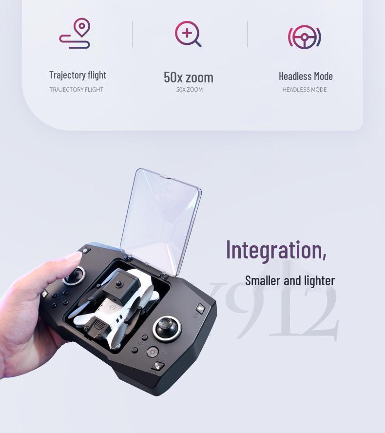 KY912 HD 4K Mini Drone with Four-Sided Obstacle Avoidance and Remote Control
