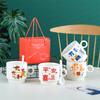 Ceramic Cup Gift Box Set Coffee Cup Creative Event Promotional Gifts Holiday Cup Souvenir