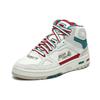 X FILA FUSION Teratach X Mas Skóra syntetyczna Wygodne Amortyzujące Odporne na ścieranie Średnio wysokie Retro Buty do koszykówki Damskie sneakersy T12W219107FBD