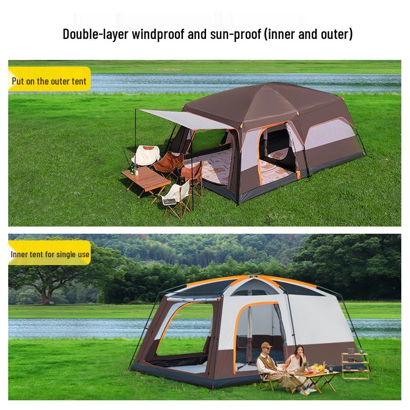 Breathable Waterproof Automatic Tent - Mosquito-Proof, Portable & Folding Outdoor Camping Shelter