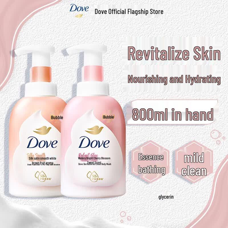 DOVE White Peach Fruity Foaming Body Wash
