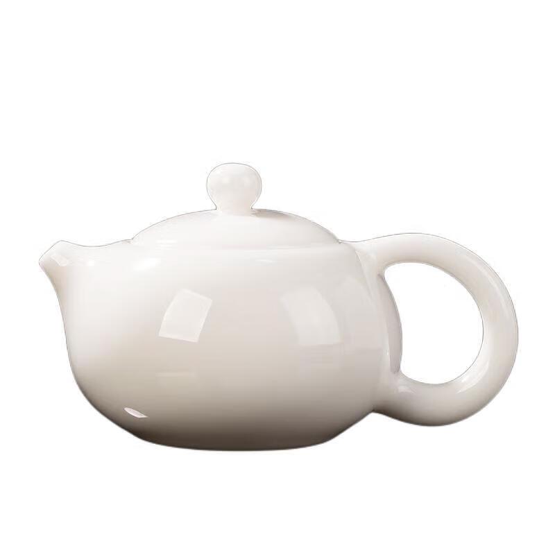 Mutton Fat Jade Porcelain Xishi Tea Pot