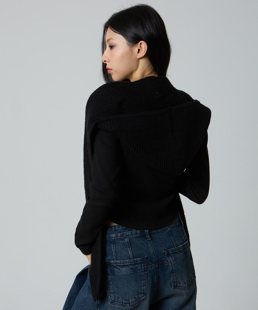 UNKNOWN PLANET Hooded Muffler Balaclava Black