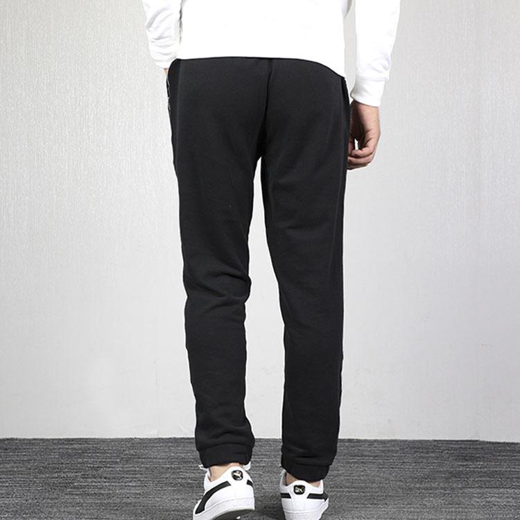 Puma Holiday Slim Fit Knitted Joggers Men Bottoms Black 581766-01