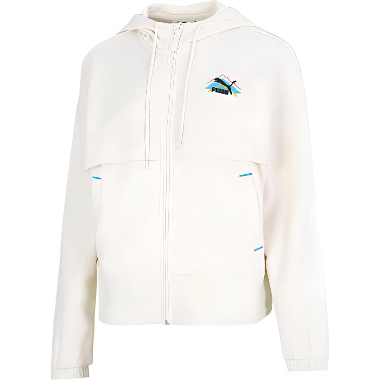 

Толстовка с молнией во всю длину и геометрическим узором в виде логотипа Puma Camping Женские топы Off-White 537429-65 XL