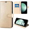 Protective Case - Samsung - Galaxy S23 FE - PU Leather - Card Slots - Adjustable Stand