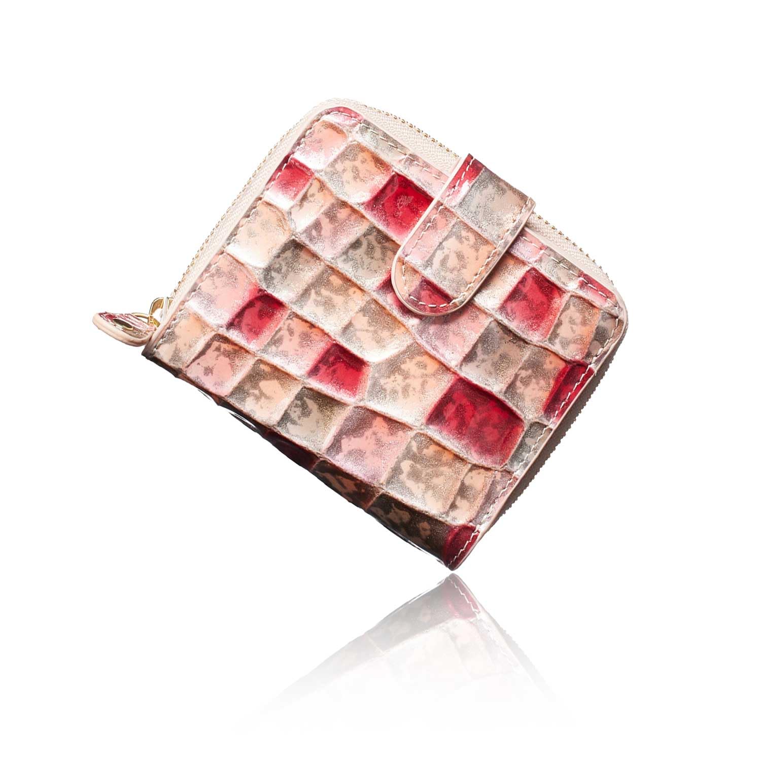 

[VOICE] Итальянская жизнь женский складной кошелек из натуральной кожи le murrine. Элегантный и простой в использовании. Похоже на мини-кошелек с вместительностью