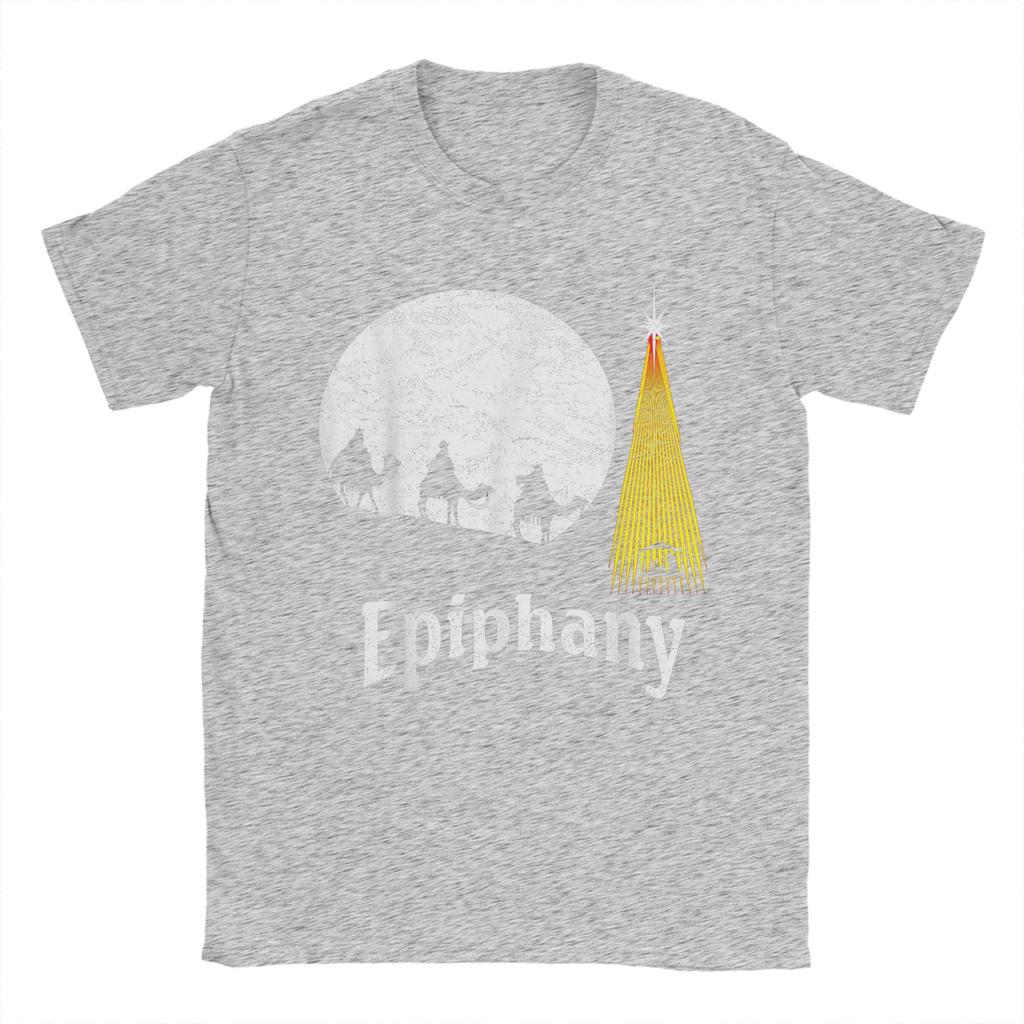Funny Wise Men Epiphany Three Kings Day T-Shirts Men Round Neck Cotton T Shirt Christian Short Sleeve Tees Party Clothing