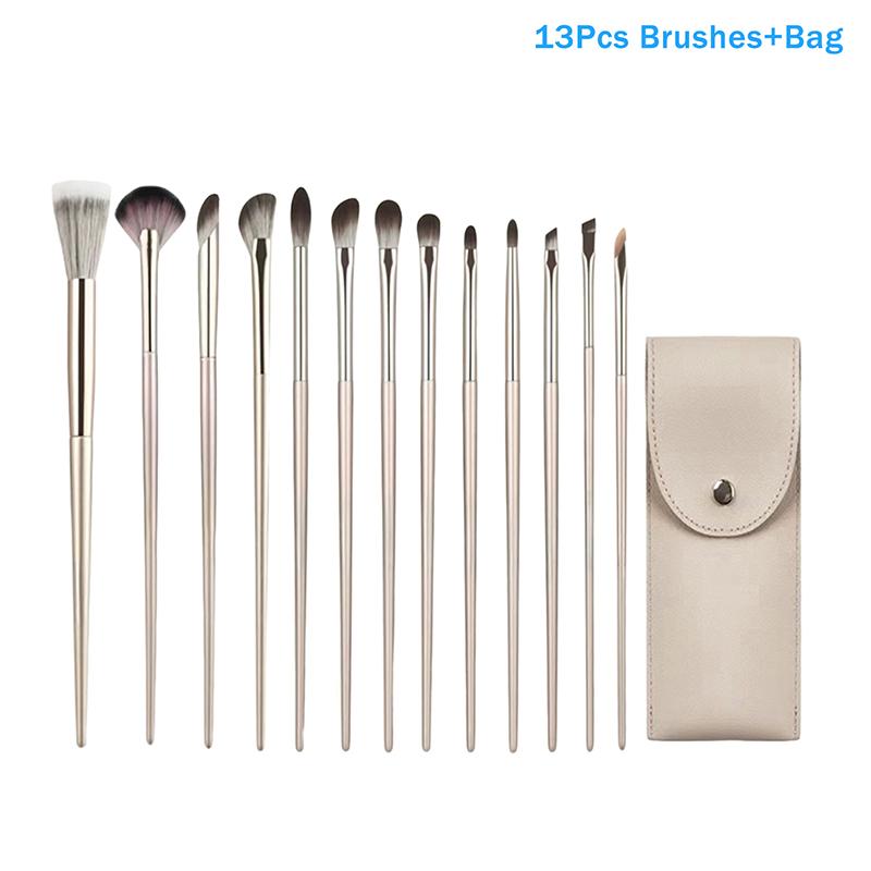 Eye Makeup Smudge Undercover Eyeliner Blade Eye Detail Small Makeup Brushes Eye Soft Bristle Eyeshadow Brushes With Storage Bag