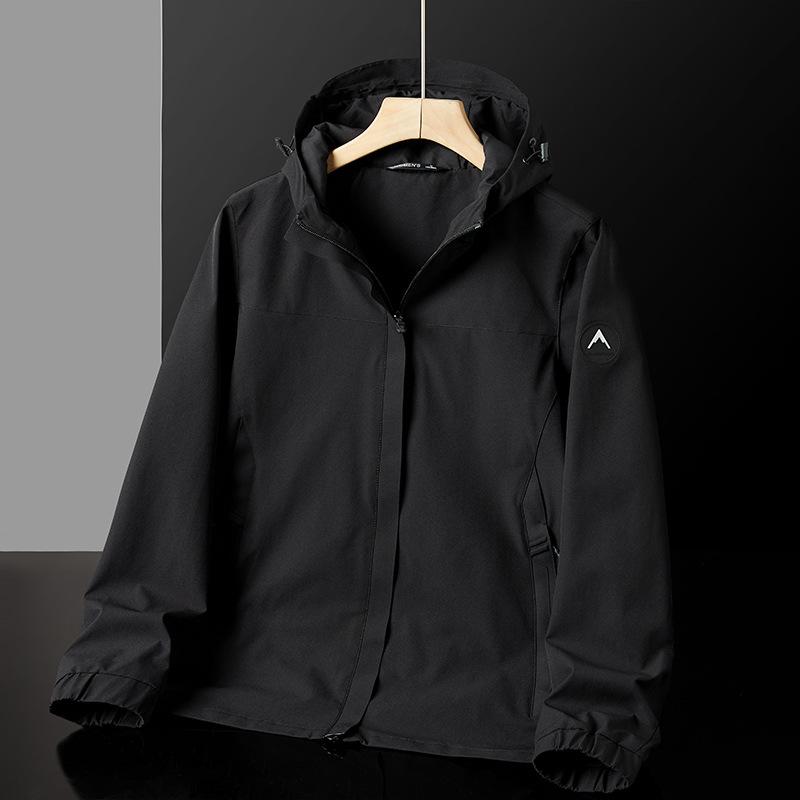 

Женская тонкая куртка на весну и осень, уличная ветрозащитная и водонепроницаемая куртка с капюшоном для рыбалки M