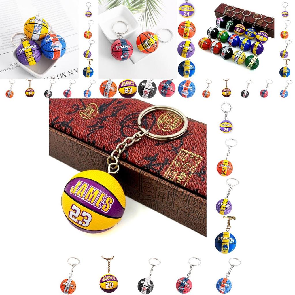 Hot-selling Basketball Keychain James Curry Durant Kobe Harden Irving Pendant Gift Souvenir