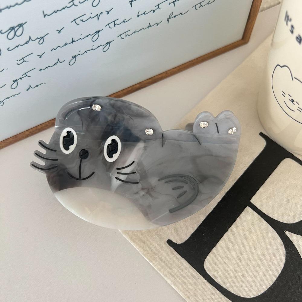 Korean Style Headwear Sea Lion Hair Claw Acetic Acid Geometry Shark Clip  Travel