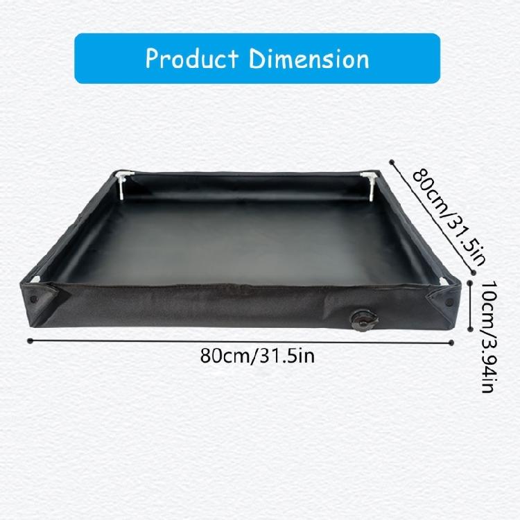 Quickly Dry Folding Shower Base Heavy Type Shower Tub with Drainages Hose for Outdoor Showers Camping Gear