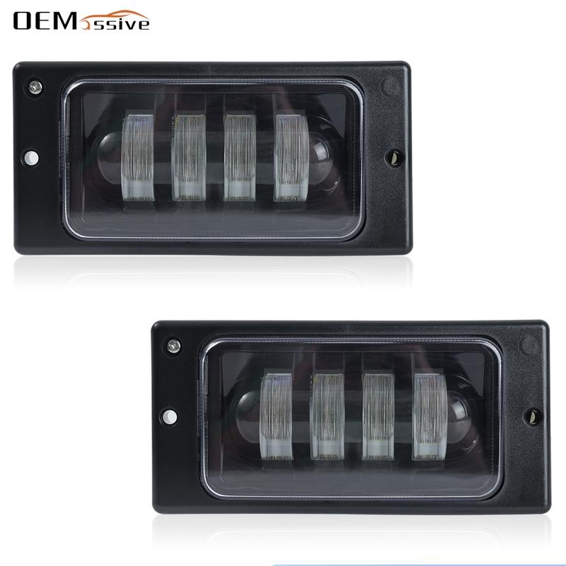 

Xenon White Canbus LED Fog Light For Lada VAZ 2110 2111 2112 2113 2114 2115 2116 2117 Auto Car Bumper Fog Lamp Waterproof Pair