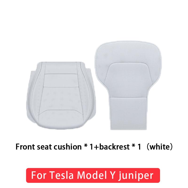 

For Tesla Model Y 2025 juniper Ventilation leather seat cover cushion Breathability Comfortable car seat Interior accessories