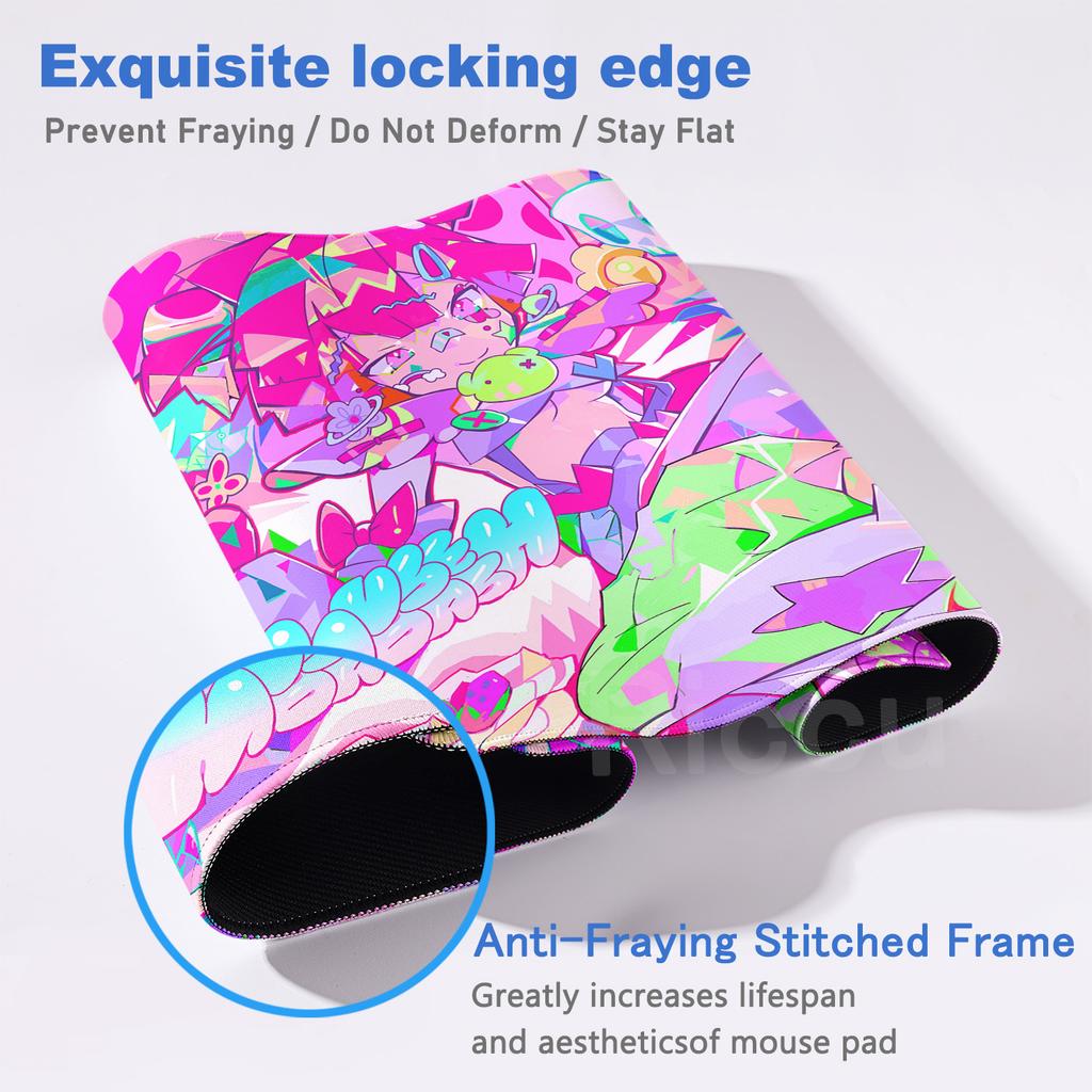 XXL HD-Druck Muse Dash Anime-Mädchen Mauspads Teppich Natürlicher Gummi Gaming 900x400mm Mauspads PC-Zubehör Schutz Schreibtischmatte