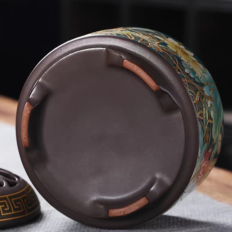 Large Enamel Craft Ceramic Incense Burner,exquisite Home Decoration Ornaments,sandalwood Agarwood Incense Tower Reflux Incense Burner, Creative Gifts