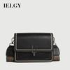 Ladies Messenger Bag Wide Shoulder Strap Retro Small Square Bag