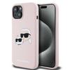 Karl Lagerfeld Silicone Case Karl&Choupette Magsafe For Iphone 15 / 14 / 13 - Pink