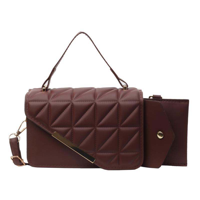 Women'S Bag On The New Small Square Bag Fashion Shoulder Bag Texture Pressure Shell Messenger Bag Simple Handbag