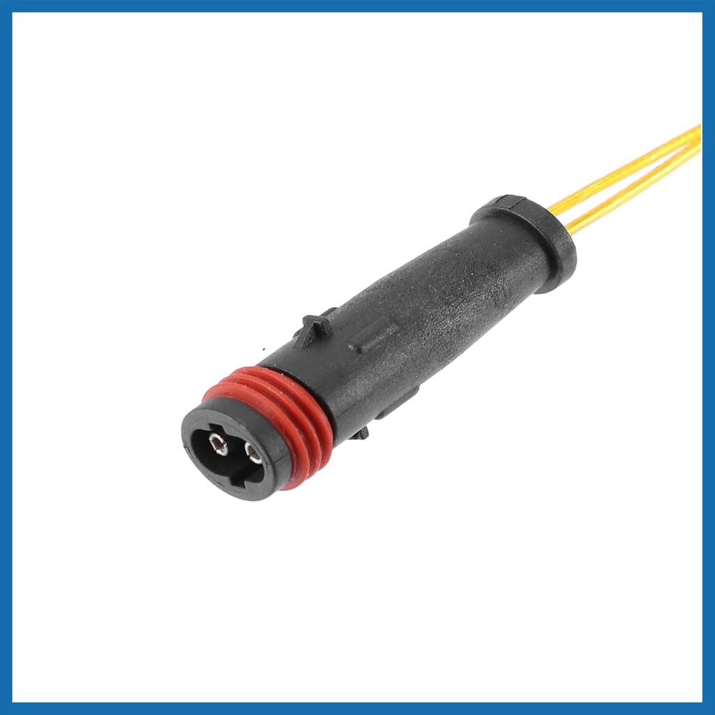 Car Brake Pad Sensor Front Rear Disc Brake Pad Wear Indicator Sensor Fit for Mercedes-Benz C230 - Pack of 4 Black Item Replacement