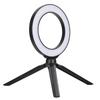 PULUZ PKT3038 ABS Portable Lightweight Mobile Phone Live Photography LED Ring Fill Light with Tripod