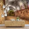 Mural 3d Stereo Tunnel Corridor Wall Painting Restaurant Cafe Background Wall Wallpaper