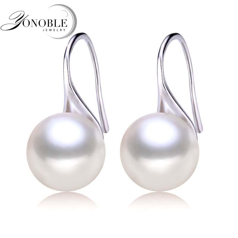 

Natural pearl earrings for women,freshwater cultured pearl earring jewelry 925 sterling silver earrings birthday gift white pink