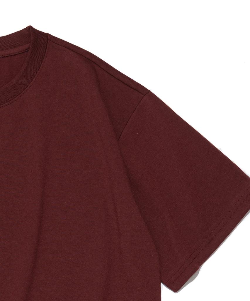 TAILOR STUDIO Varsity 1862 Short Sleeve T-Shirt (Wine)