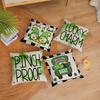St. St. Patrick's Day Leinen Kissenbezug Zuhause Sofa Schlafzimmer Kissen Kissenbezug