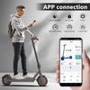 T4 PRO - Trottinette électrique pliable - 8,5 pouces - Moteur 350W - Batterie 36V 10,4Ah - Autonomie max 30km/h - Bluetooth - Noir