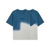 Li Ning Tian Gong Kai Wu Series Gradient Color Block Round Neck Short Sleeve T-Shirt Unisex Tops Blue AHSS355-2