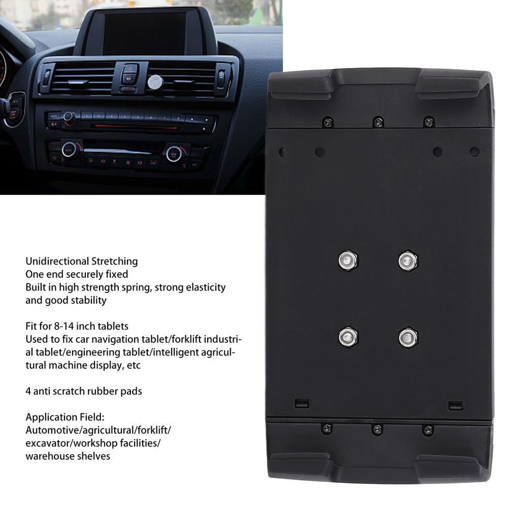 Car Tablet Mount Anti Shake Unidirectional Stretching Universal Dash Tablet Holder for 8?14 Inch Tablet