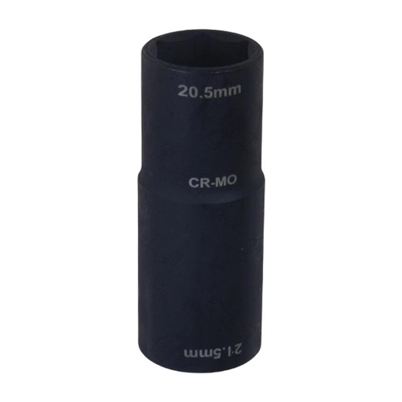 3pcs 1/2-inch Drive Lug Nut Flip Socket Set 18.5 X 19.5mm 20.5 X 21.5mm 17.5 X 16.5mm Wheel Nut Removal Socket Set Tools