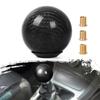 Customized Designed Universal Round Carbon Fiber Weighted JDM Racing Sports Car Gear Shift Lever Head Knob Customizable Colors