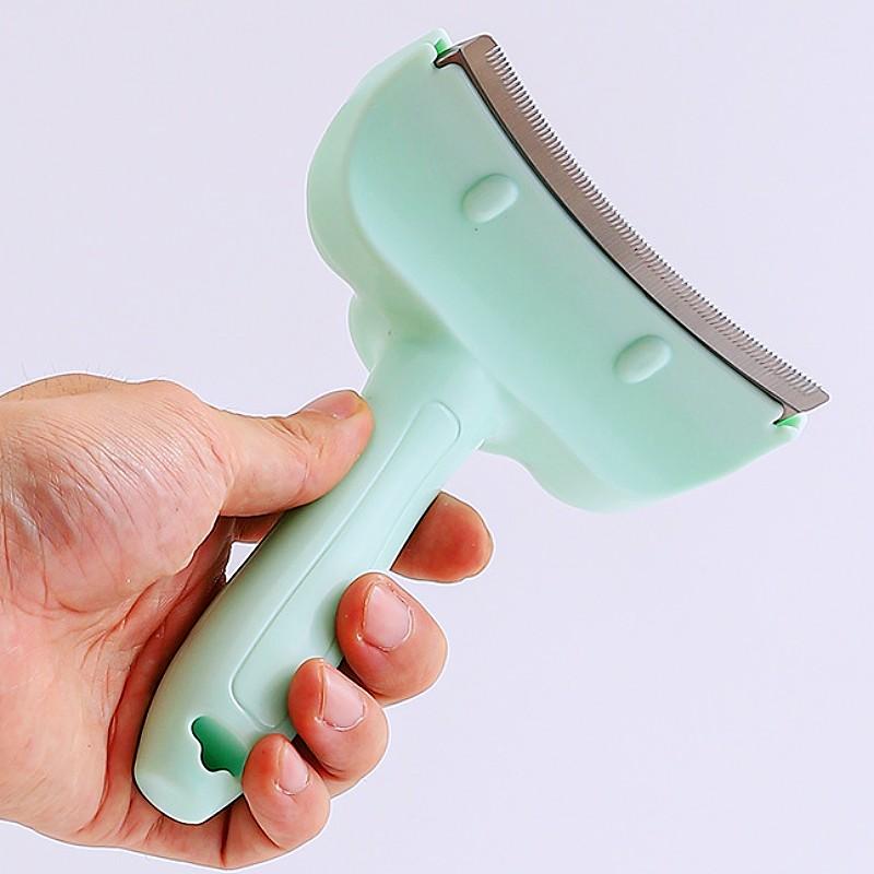 Dog Comb Knife Dogs Brush Pet Hair Remover Stainless Steel Long Hair Combs for Dog Grooming Brush Knife Cat Comb Pet Accessories