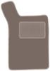 Beige Driver's Mat For: Renault 21 Sedan (1986-1996)