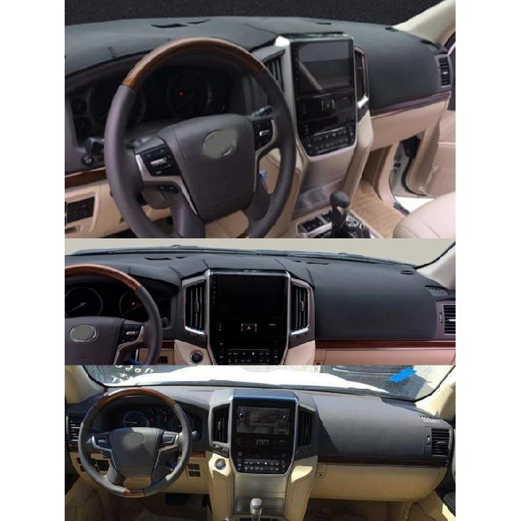 For Toyota LandCruiser Land Cruiser 200 Series  J202 2016- Dashmat Dashboard Cover trument Panel Sunscreen Anti-Dirt Pad