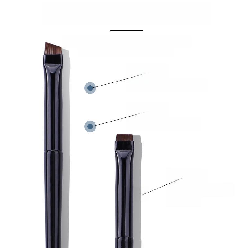 Bestselling Cangzhou Makeup Brush: Thin Oblique Eyebrow & Eyeliner Tool with Silkworm Pen Detail Brush