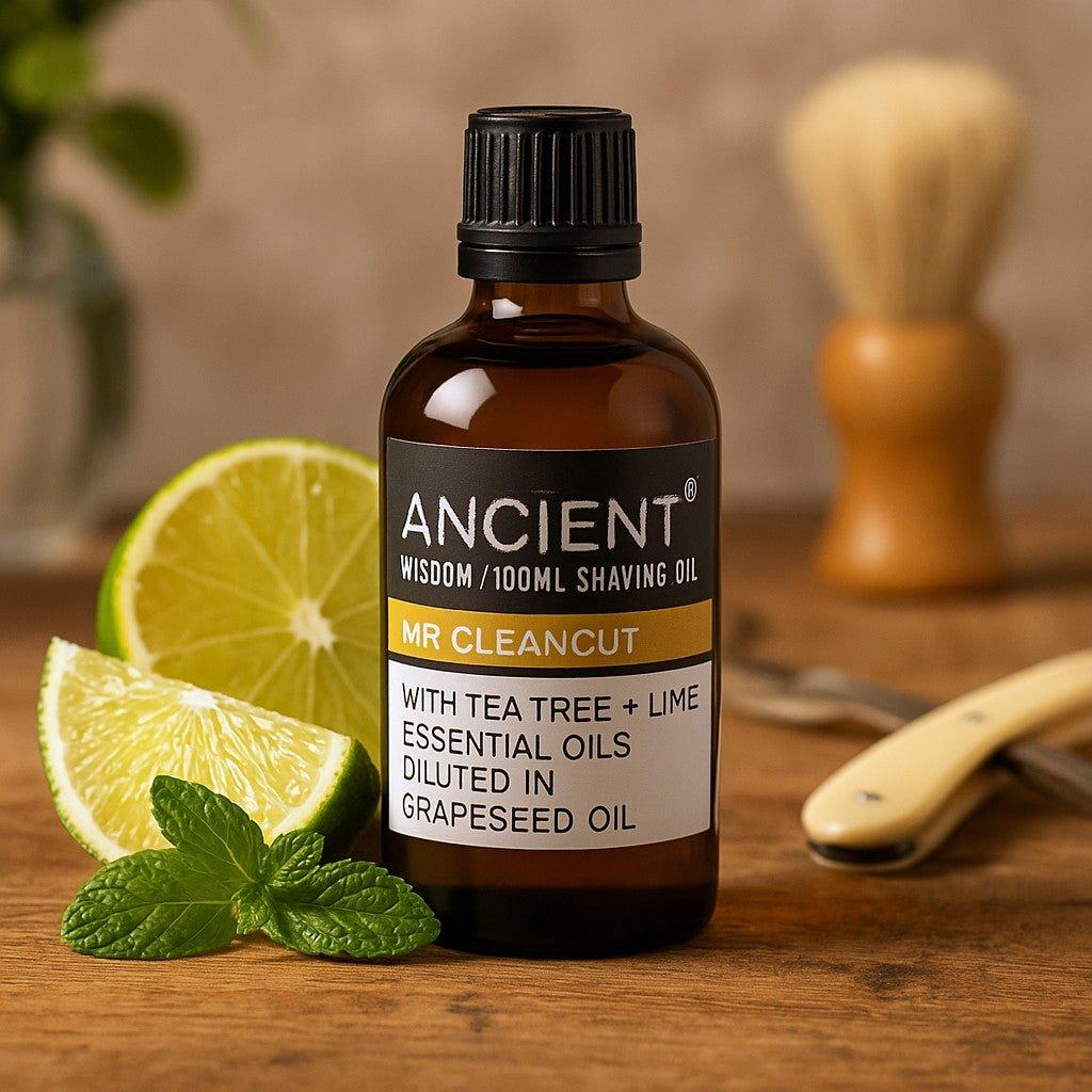 Shaving Oil Tea Tree Lime 100ml Mr Cleancut