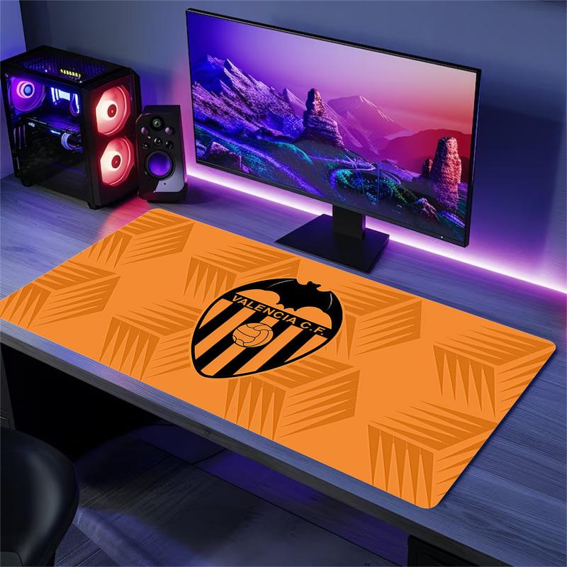 Valencia Club de Fútbol Print Cushion Non-slip Laptop Tablet Big Mousepad XXL Mat Mini PC Playmat With Lock edge
