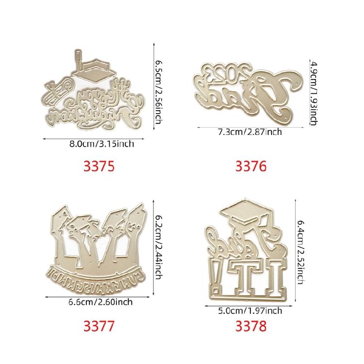 Graduation Metal Cutting Dies Embossing Template Stencil Scrapbooking for Card