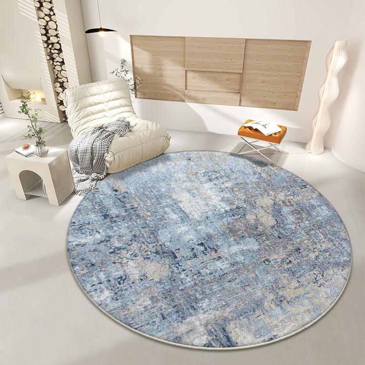 Minimalism Decoration Round Living Room Carpet Abstract Large Area Antiskid Rugs Lounge Bedroom Sofa Easy Clean Chair Mat Study